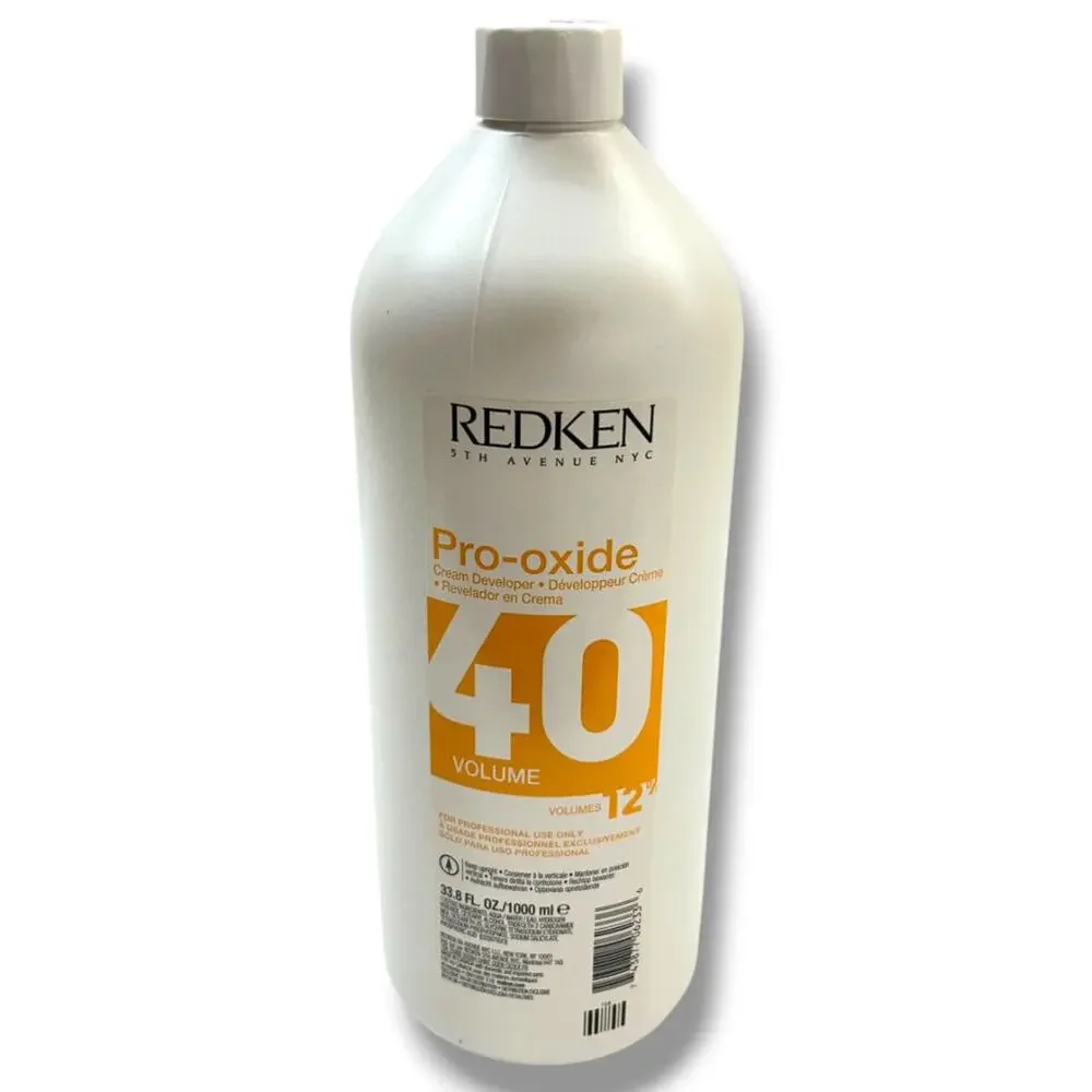 Redken Pro-Oxide 40 Volume 12% Cream Developer 33.8oz 1000ml